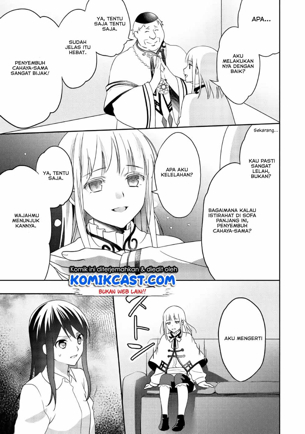 Isekai de “Kuro no Iyashi Te” tte Yobareteimasu Chapter 39 Bahasa Indonesia